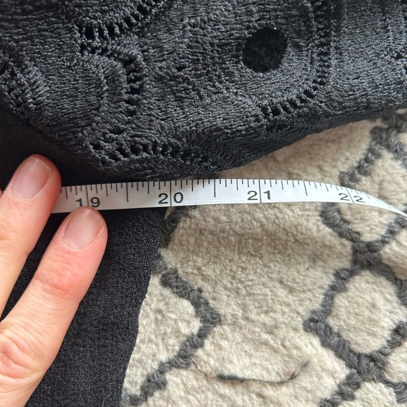 Ann Taylor, black dress lace top, size 12 - Picture 7 of 10